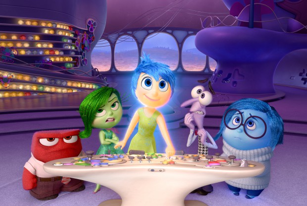 Disney•Pixar's "Inside Out" takes us to the most extraordinary location yet - inside the mind of Riley. Like all of us, Riley is guided by her emotions - Anger (voiced by Lewis Black), Disgust (voiced by Mindy Kaling), Joy (voiced by Amy Poehler), Fear (voiced by Bill Hader) and Sadness (voiced by Phyllis Smith). The emotions live in Headquarters, the control center inside Riley's mind, where they help advise her through everyday life. Directed by Pete Docter and produced by Jonas Rivera, "Inside Out" is in theaters June 19, 2015.
