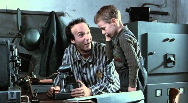 la-vita-e-bella-guido-con-nino-en-radiotrasmision