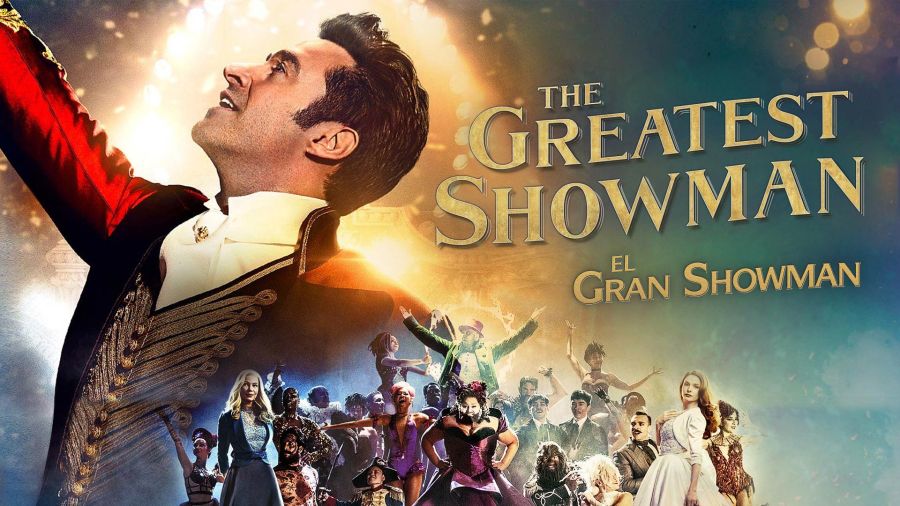Imagen promocional minimalista de El Gran Showman en estilo Cinedosmil, representando la crítica de la película.