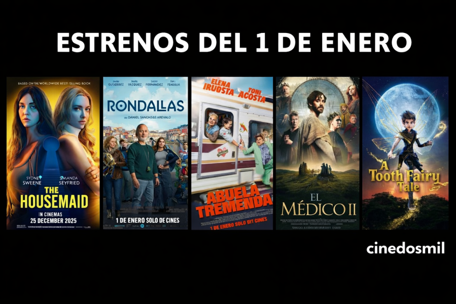 Estrenos de cine del 1 de enero de 2026 con las películas más destacadas en cines de España