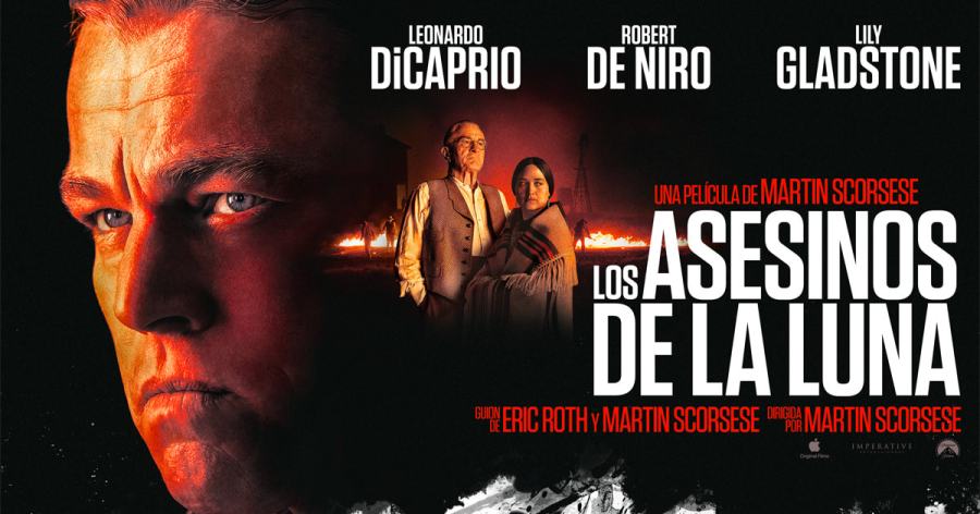 Leonardo DiCaprio y Lily Gladstone en Los asesinos de la luna (2023), película de Martin Scorsese sobre los crímenes contra el pueblo Osage.